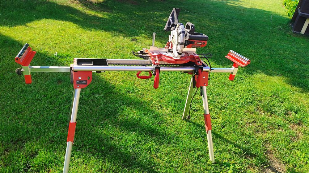 Piła ukośna Einhell TC-MS 2112 + profesjonalny stojak roboczy