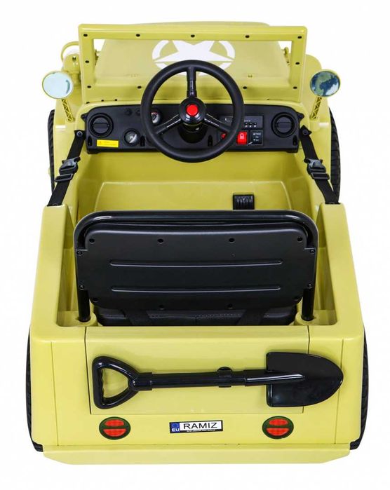 Auto Elektryczne dla Dzieci - Willys Wojskowy 4×4 Retro