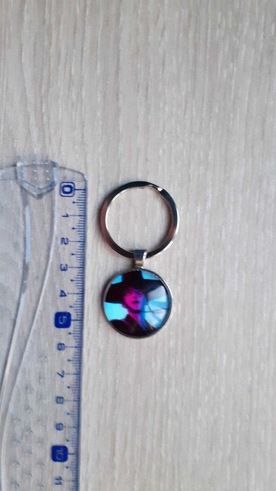 Porta chaves Abby Saja boys com caixa oferta Kpop demon hunters