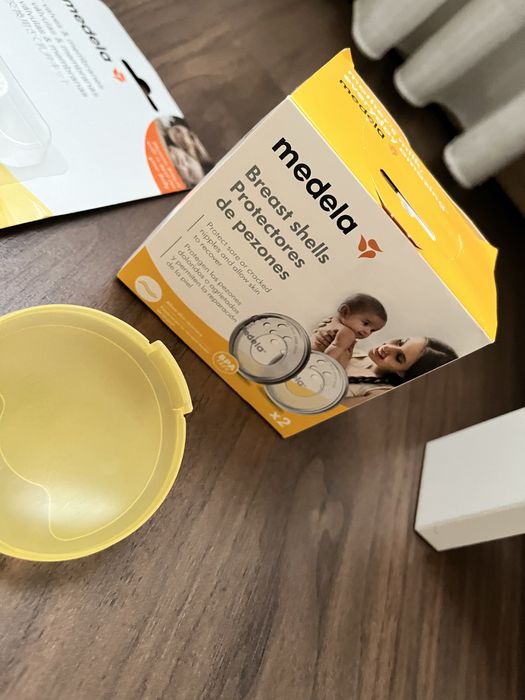 Mamilos silicone/ discos amentação/ creme purelan