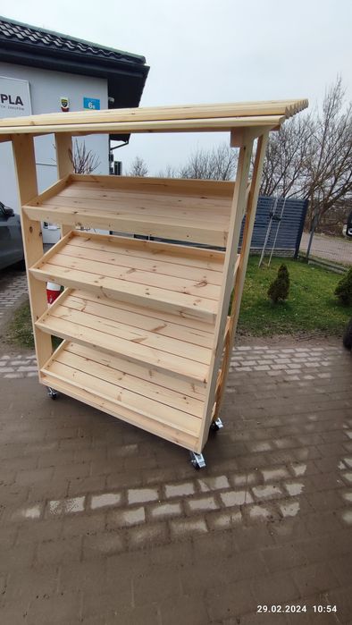 Regał DASZEK, regał ekspozycyjny na owoce i warzywa