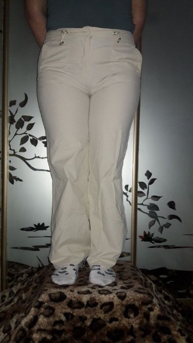 Штаны летние, фирменные "dorothy perkins", 70% коттон, 48-50 размер