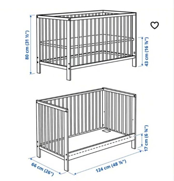 Berço GULLIVER Ikea C/Colchão