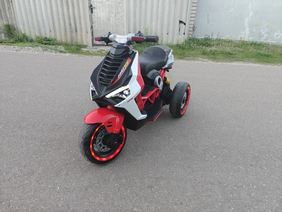 Дитячий мотоцикл скутер Bambi Racer M 5744EL-3 до 30 кг
