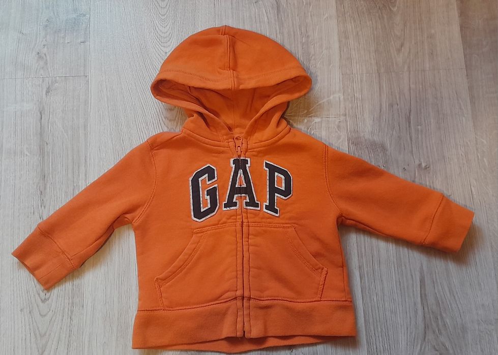 Bluza GAP 12-18 msc. Pomarańczowa