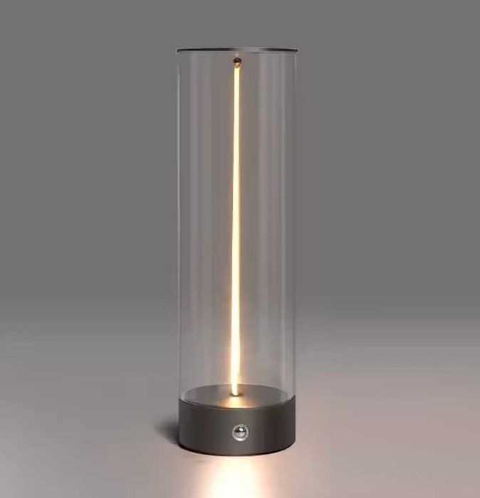 Настільна лампа нічник з акумулятором та гнучким led ночник настольная