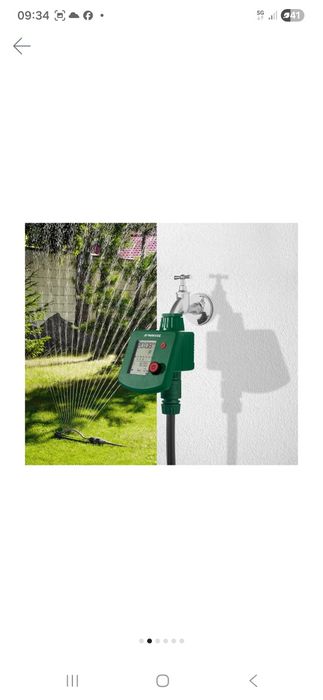 Programador rega parkside