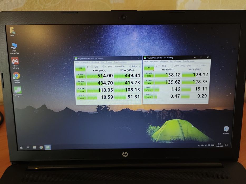 Ноутбук Hp 17 ryzen3 2200u Vega3 Ssd 128gb Hdd 1tb