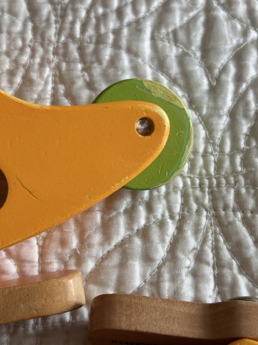 Лот 4 вінтажних якісних деревʼяних іграшки. Hape / Little Copter