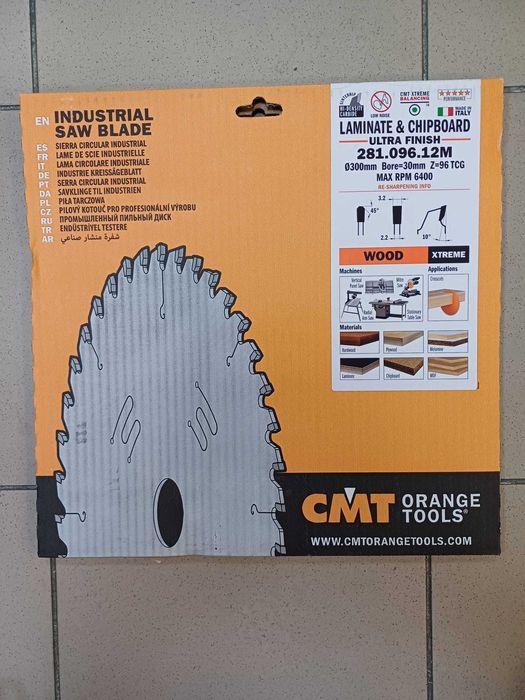 Komplet piła FI 300 do płyty + podcinacz