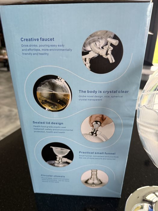 Globus na napoje nowy