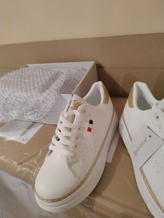 Nowe przepiękne adidasy damskie firmy Potocki rozm 40