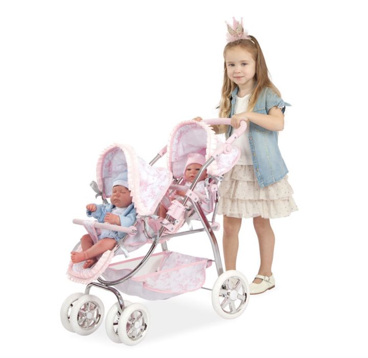 Carro Gémeos Rosa Valentina - NOVO