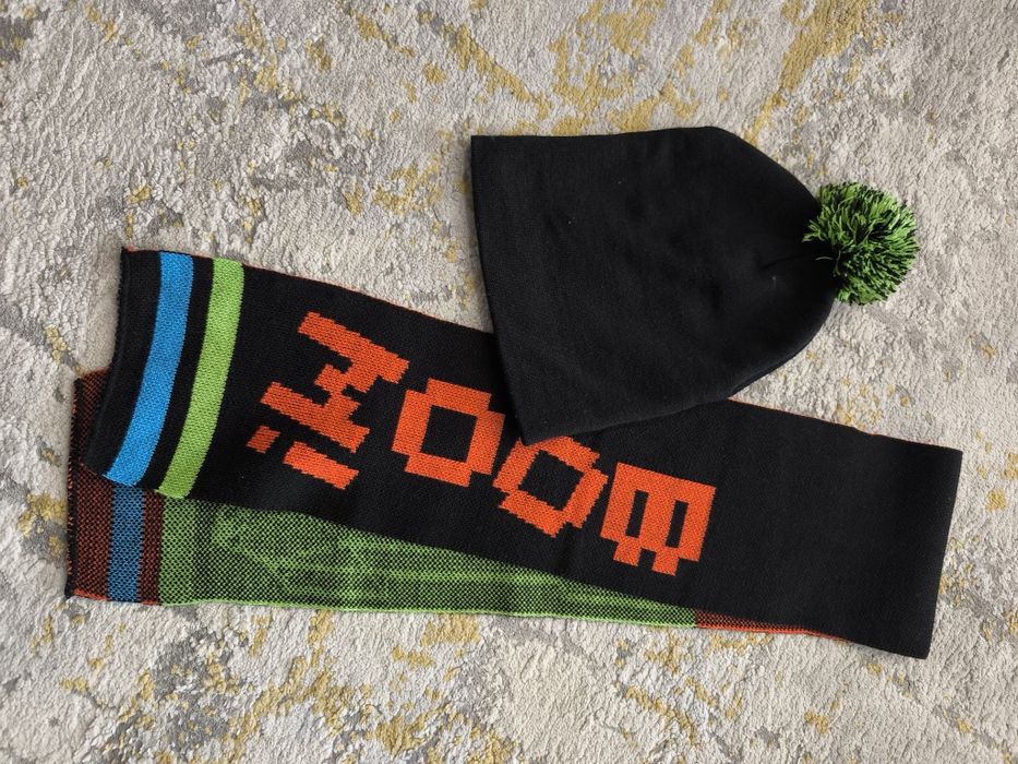 Cachecol, gorro e luvas Minecraft criança