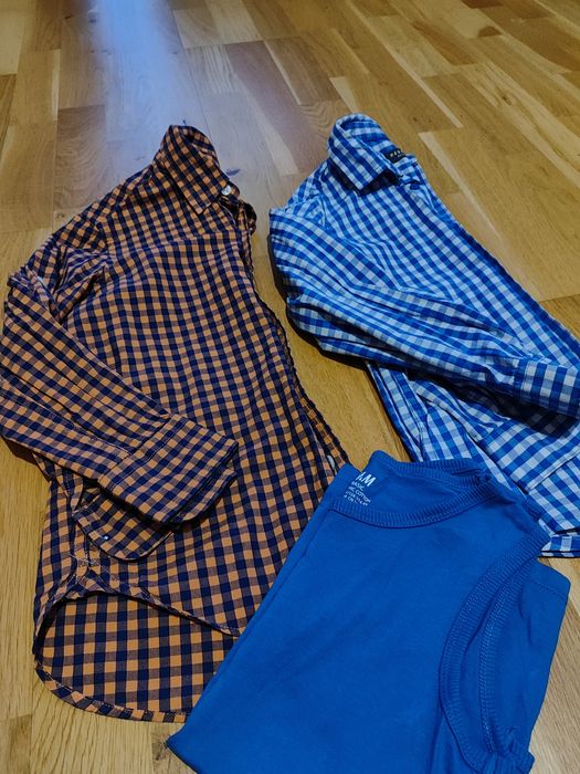 Zestaw koszula koszule roz 128 Reserved Gap + gratis