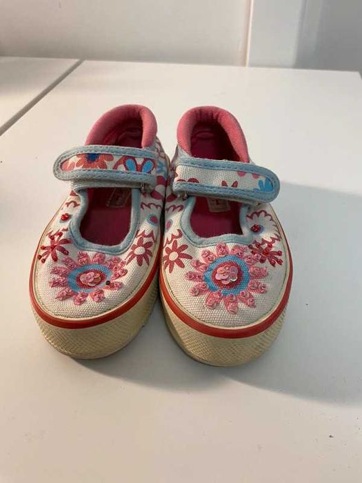 buty dla dziewczynki, na rzepa, roz. 22 NEXT