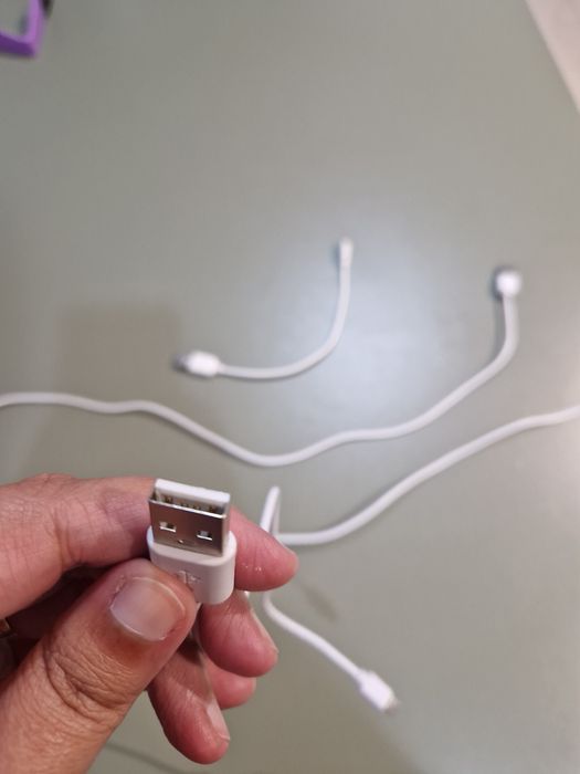 3 cabos para telemóvel micro usb