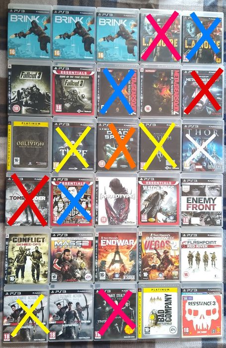 Vários jogos PlayStation 3