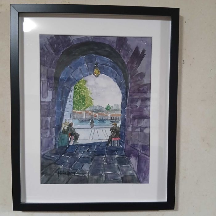 Aguarelas de Pintor Contemporâneo