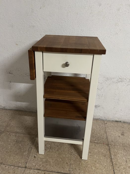 Móvel auxiliar de cozinha IKEA Stenstorp com tampo extensível