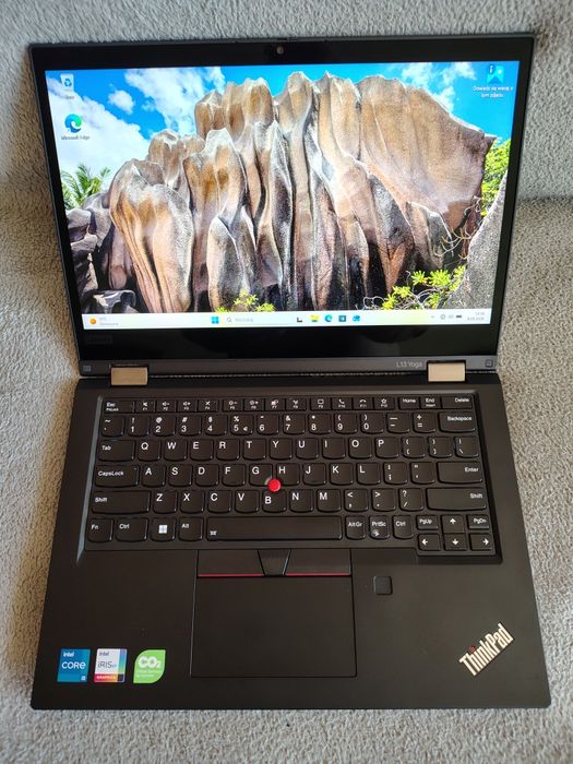 Lenovo 2w1 ThinkPad L13 Yoga 2gen i5-1135G7 Full hd 8GB 256 M2 WIN 11 ideał