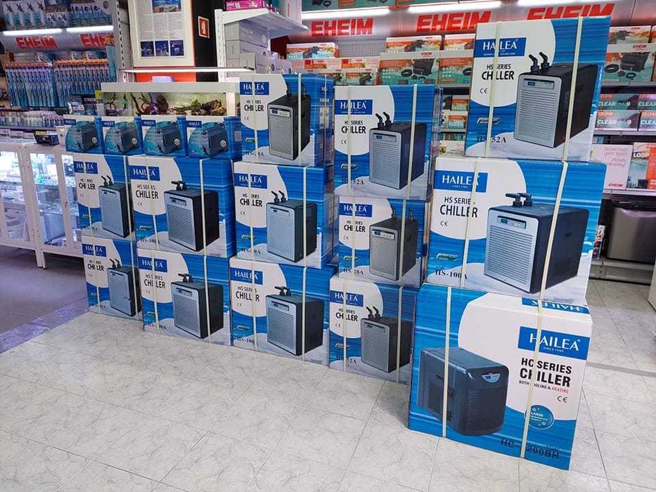 Refrigadores HAILEA nova geração para aquario