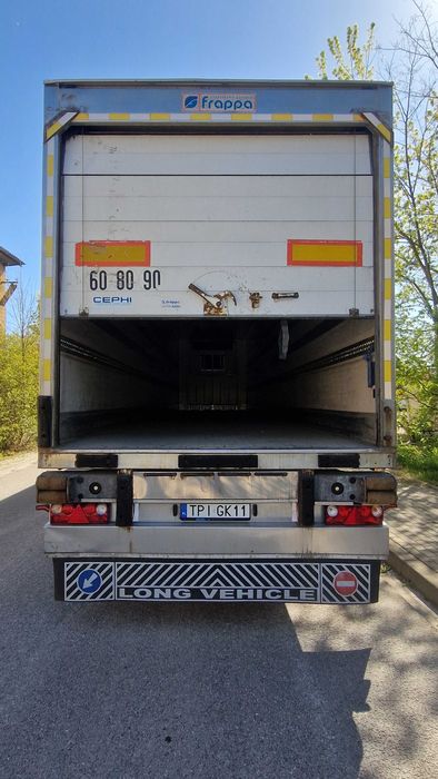 Naczepa chłodnia LeciTrailer zabudowa Frappa agregat Carrier tył roleta 2012