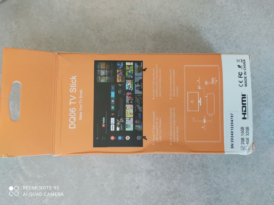 Android TV DQ06 TV stick