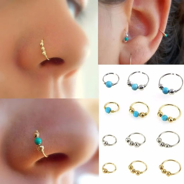 Piercings e bijuteria e maquina de furos