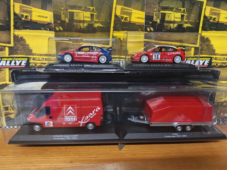 Citroen Jumper +Xsara S. Loeb +Xsara J. Puras -Team Citroen Sport 1:43