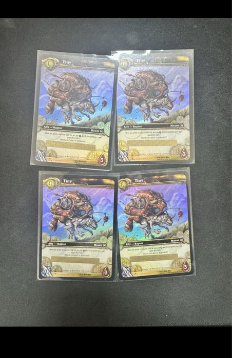 Колікційна ігрова картка world of warcraft з кодом loot card