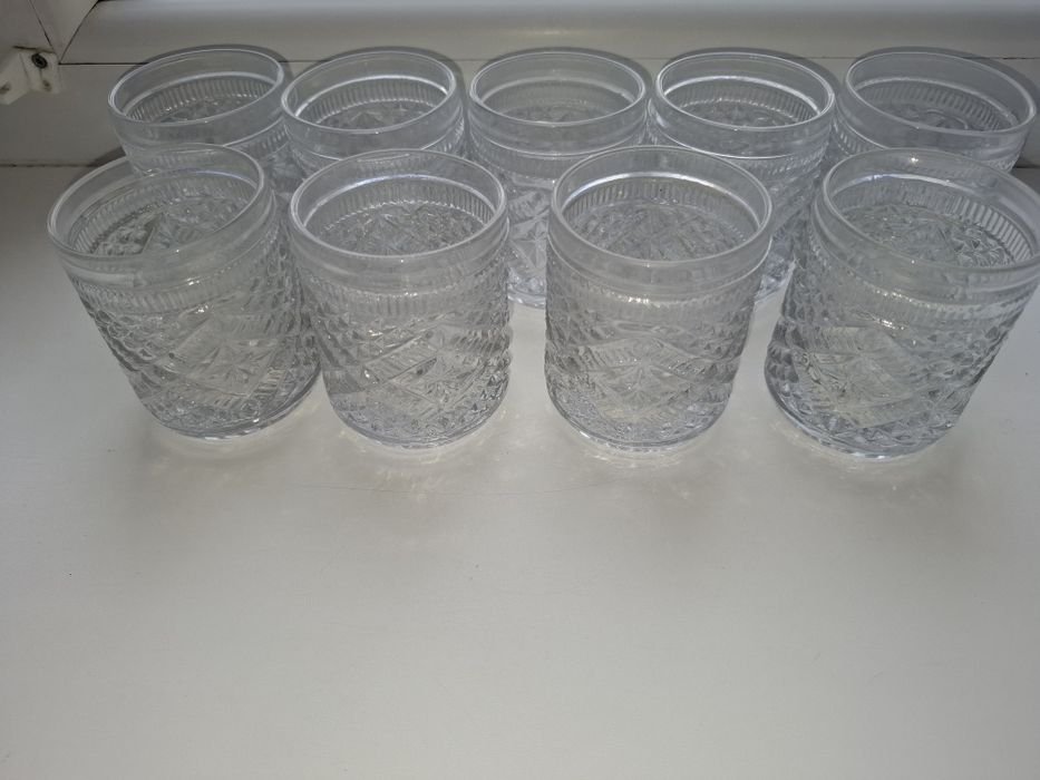 Набір із 9 кришталевих чарок