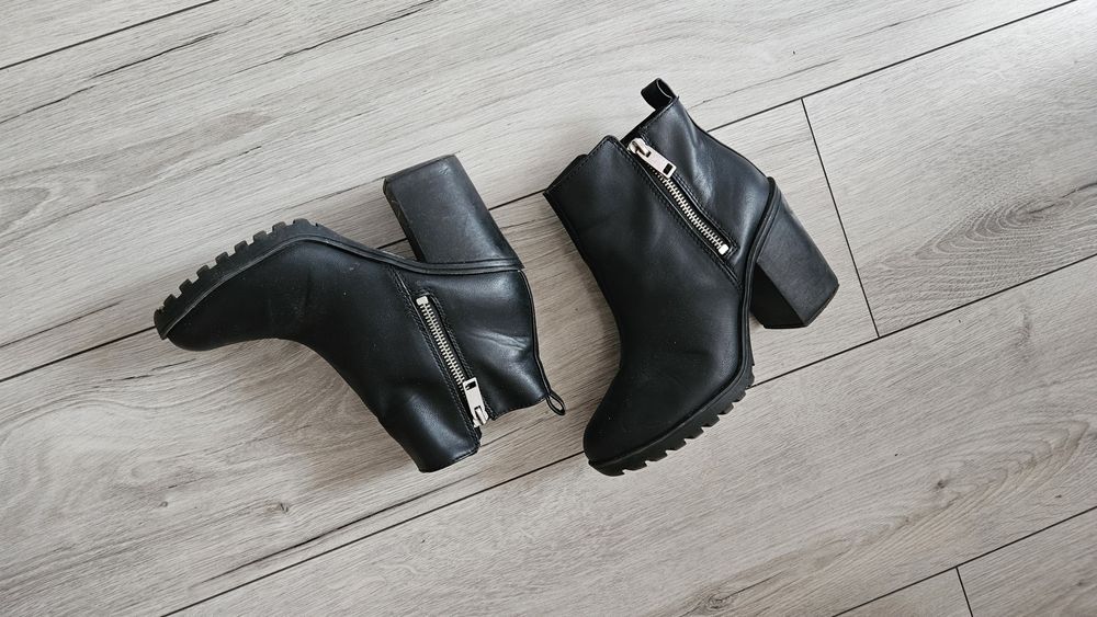 Botki kozaki zamek zip