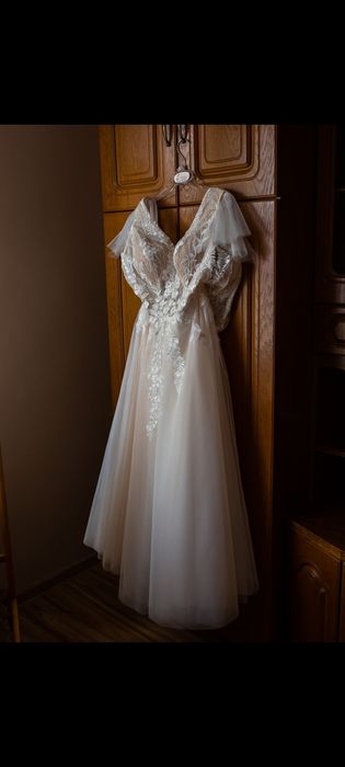 Suknia ślubna ~ 153cm +10 cm obcas