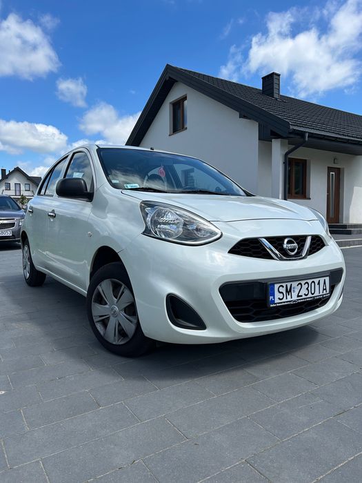 Nissan Micra perła biala