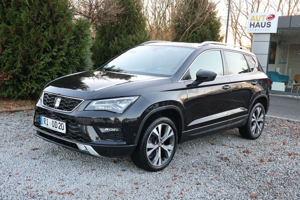 Seat Ateca SKÓRA, Grzane Fotele, Kam. P+T, NAVI, Tempomat, Czujniki, LED