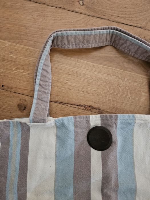 Dwie praktyczne torby eco len & canvas w zestawie
