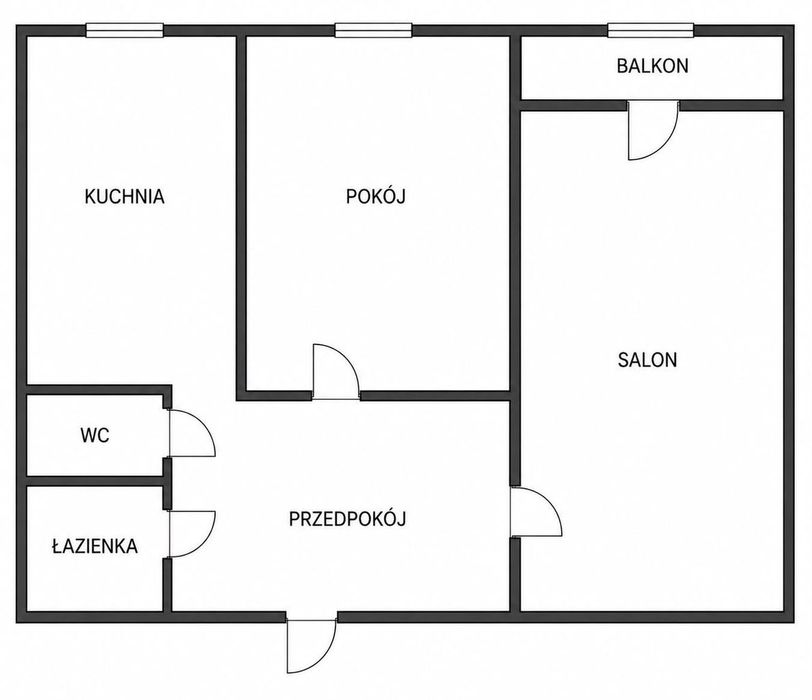 Mydlice, 2 pokoje z balkonem w bloku, bez prowizji