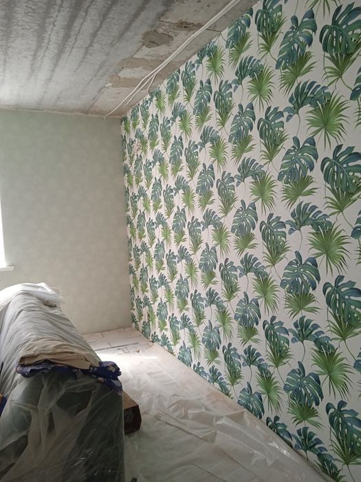 Поклейка шпалер ,Фарбування.