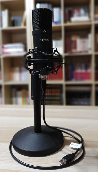 Mikrofon USB - SPC Gear SM900 + ramię + statyw stołowy - SUPER STAN