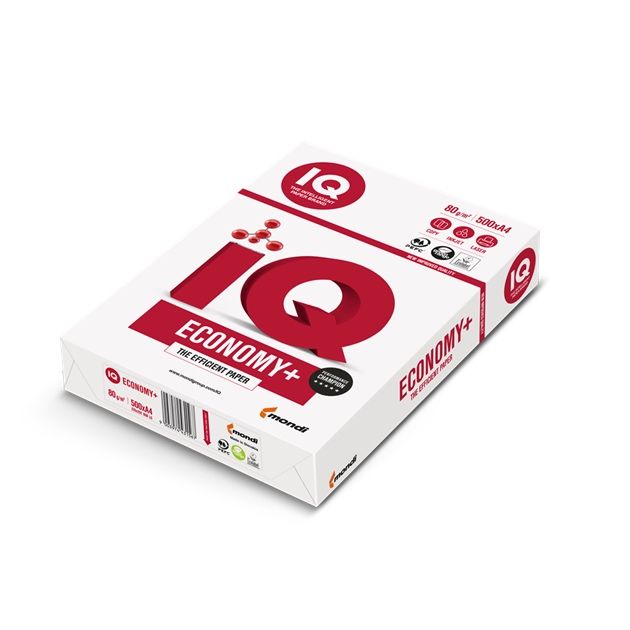Папір офісний IQ Economy+ А4 80 г/м2 500 л