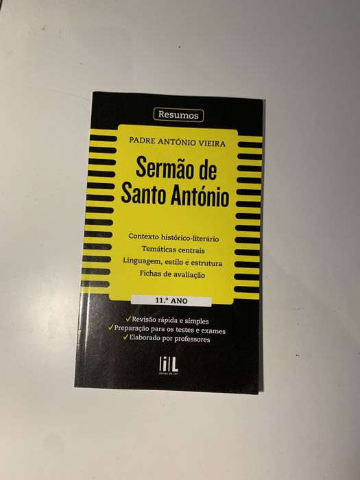 Livro de Resumos da obra “Sermão de Sabto António”