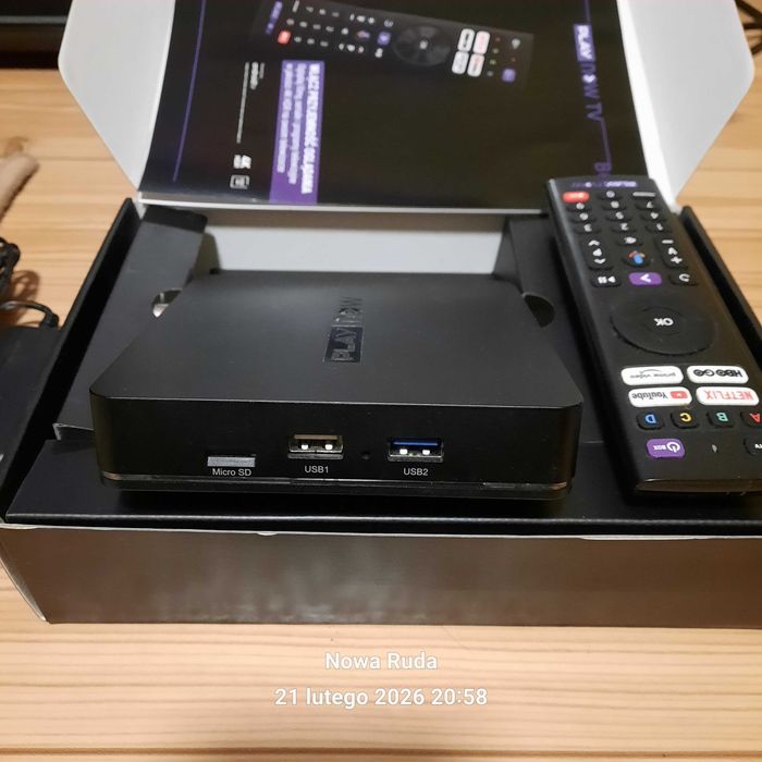 ekoder Play Now TV Box,Google Chromecast,Netvlix,HBO,4K,WiFi.