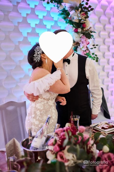 Suknia ślubna syrenka