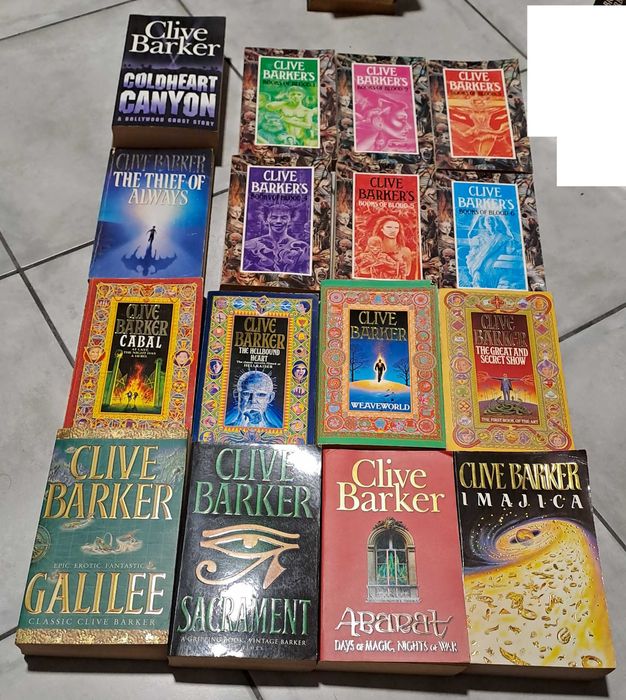 Conjunto Livros Clive Barker