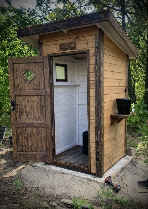 Туалет вуличний, душ, хоз блок, бесідка