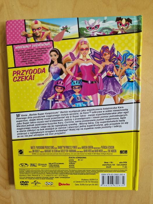 Barbie Super Księżniczki dvd