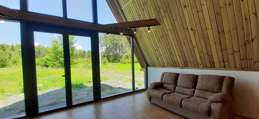 Домокомплект а-фрейм базова комплектація з фунтаментом на вашій землі