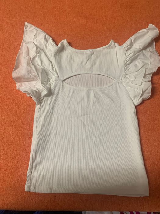 T-shirts de menina com folhos Zara 11/12 anos