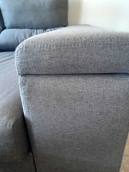 Sofá 3 lugares com chaise longue